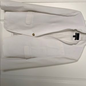 Jcrew regent blazer white linen women’s 8 tall